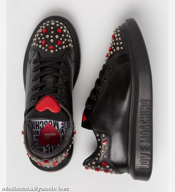 Kožené tenisky Love Moschino