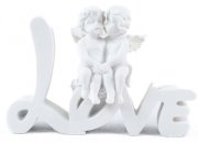 Párik anjelov s nápisom LOVE