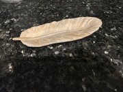 Keramická miska- list