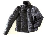 Čierna prechodná bunda,  oblečená cca 4x - veľ.S