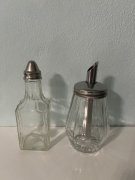 Retro cukornička a nádoba na olej- cena spolu