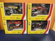 Modely motoriek Ducati- 4 ks - cena spolu