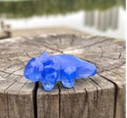 Modrý opál Axolotl figúrka