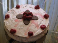 Jahodovo-tvarohová torta