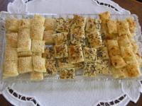 Lístkové slané pečivo