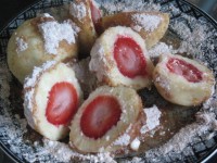 Tvarohove gulky s jahodami