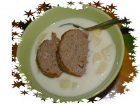 Zemiaky na kyslo + údená sekaná