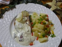 Losos na šafráne s riccotovou omáčkou