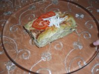 Špenátové lasagne s morčacinkou