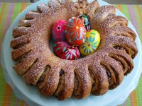 Velkonocny plneny veniec