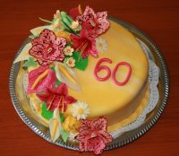 Torta k 60 narodeninám