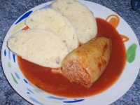 Plnená paprika s knedľou