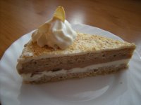 Mrazená oriešková torta
