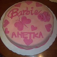 BARBIE TORTA PRE ANETKU