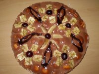 NEPEČENÁ SMOTANOVO OVOCNá TORTA