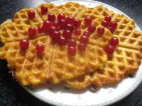 Wafle s jablkami