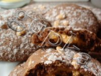 Krehké arašidové koláčiky s plnkou