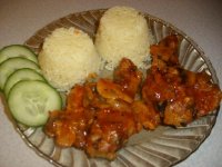 Pečené tomatové kuracie stehná so sezamom a šampiónmi