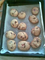 Cookies s lentilkami :)