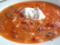 Fazuľovo-kapustová polievka