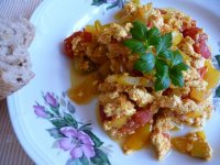 Lečo s tofu (bez vajec)