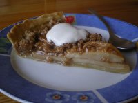 Chrumkavý jablkový koláč  s karamelom