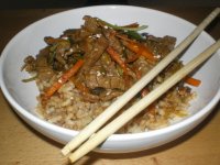 Jamieho hovädzie s vaječnou ryžou