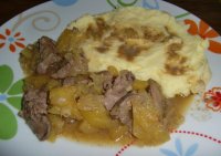 Kuracie pečienky s jablkami