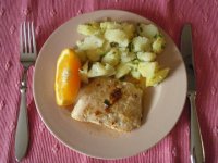 Losos s pomarančovou omáčkou