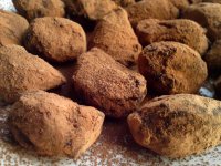 Čokoládové lanýžové pralinky s koňakom