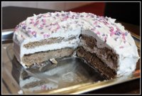 ♥ GAŠTANOVÁ TORTA ♥  bez múky a pridaného cukru !!!