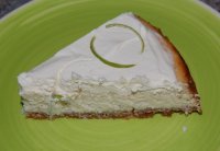 Limetkovy peceny cheesecake