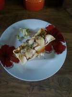 Tortilka plnena mletym maskom