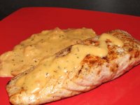 Losos na masle s omáčkou