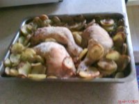 Zapečené kuracie stehná