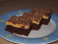 Karamelovo-orechové rezy