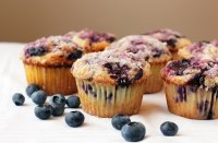 Čučoriedkové muffiny