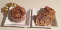 Celozrnné jablkové muffiny s voňavou posýpkou