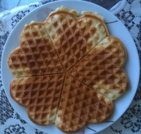 Medové wafle...